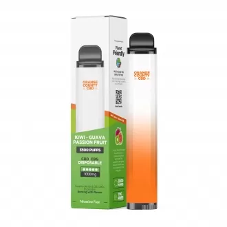 Kiwi Guava Passion Fruit XL Vape Pen 1000mg CBD+CBG (ready to use)